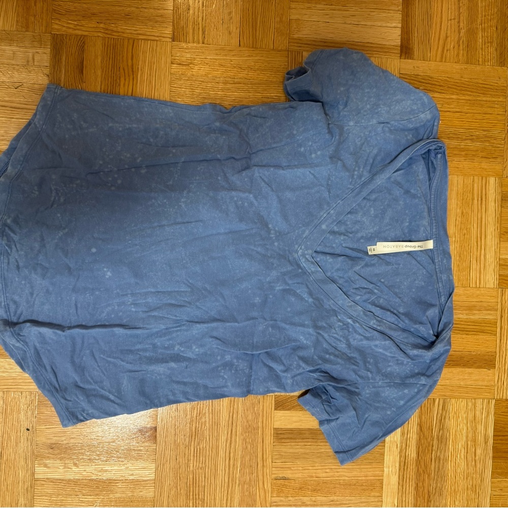 Blue V-Neck Shirt
